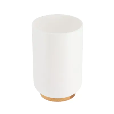 TENDANCE Držač za četku za kupanje 11x7,2 cm poliresin/bambus, bijela