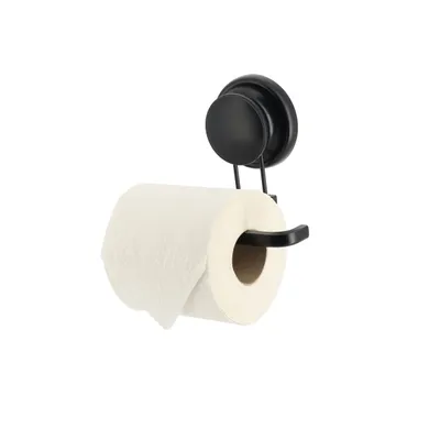 TENDANCE Držač za toaletni papir s vakuumom, crni