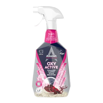 Astonish OXY Active 3u1 pjenušavi odstranjivač mrlja, 350 g