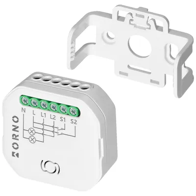 Orno Dvokanalni relej OR-SH-17101, WiFi, Bluetooth, Tuya Smart