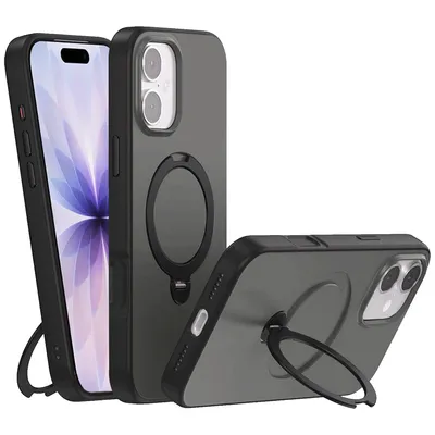 NN-Su Maska sa rotirajućim držačem za mobilni telefon iPhone 17, Magsafe, Crna
