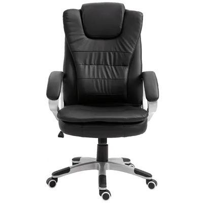 Activejet Kancelarijska stolica YK7304 CZ, PU koža, Masaža, Grijanje, Crna