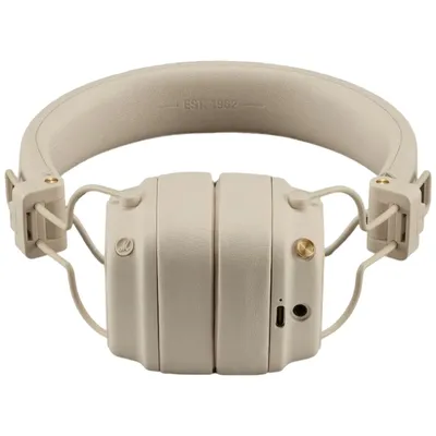 Marshall Bežične slušalice sa mikrofonom Major V, Bluetooth, Krem