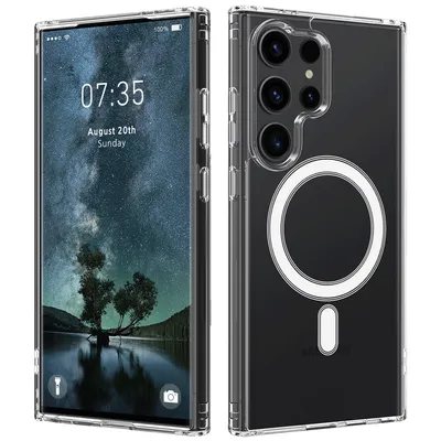 NN-Su Maska za mobilni telefon Samsung S25 Ultra, MagSafe, Providna