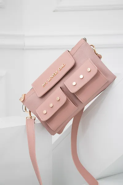 Lovely Bag Gwen - Puder Torba, Zlatni Metal