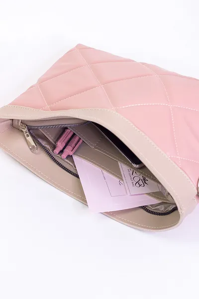 Lovely Bag Isa - Puder Torba, Srebreni Metal