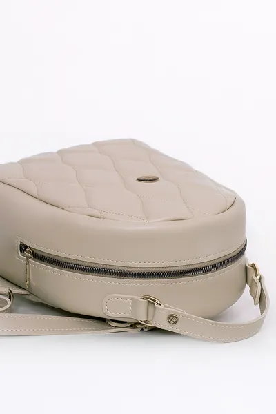 Lovely Bag Lillian - Tamno Bež Royal Ruksak Zlatni Metal