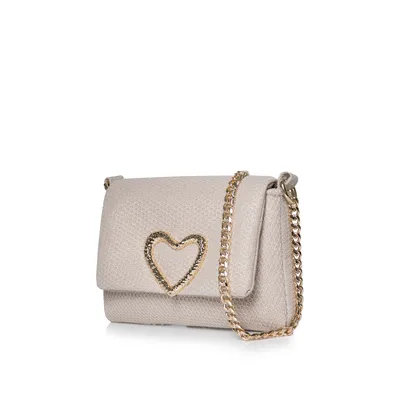 Lovely Bag Diva Girl Love - Bež Torba, Zlatni Metal