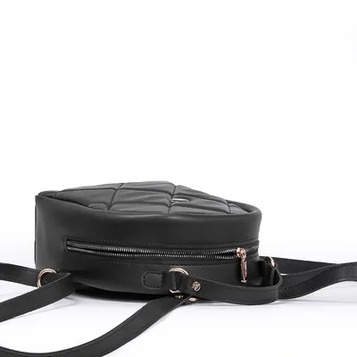 Lovely Bag Lillian - Crni Ruksak Zlatni Metal