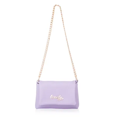 Lovely Bag Diva Girl Lovely - Lila Torba, Crni Metal