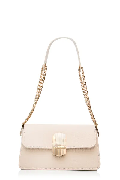 Lovely Bag Evelyn - Bež Torba, Zlatni Metal