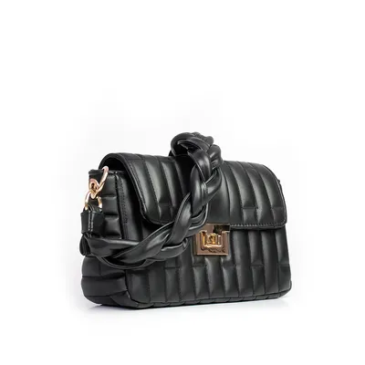 Lovely Bag London - Crna Torba, Zlatni Metal