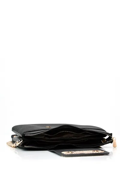 Lovely Bag Ibiza Star - Crna Torba, Zlatni Metal