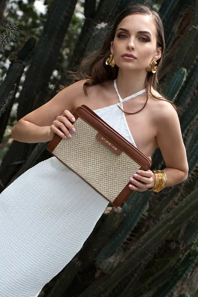 Lovely Bag Frida - Svijetlo Smeđe/Bež Torba, Zlatni Metal