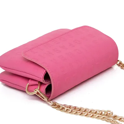 Lovely Bag Letter Baby - Pink Torba, Crni Metal