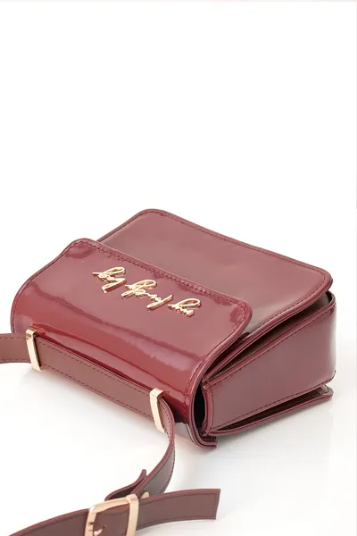 Lovely Bag Flavia - Lak Bordo Torba