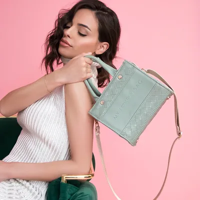 Lovely Bag Pandora Mini - Mint Torba, Crni Metal