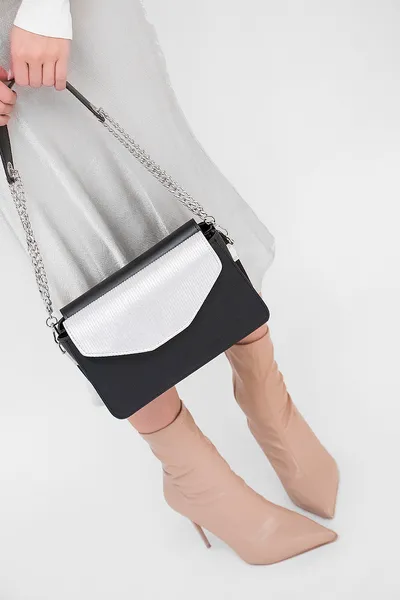 Lovely Bag Greta - Srebrna Torba