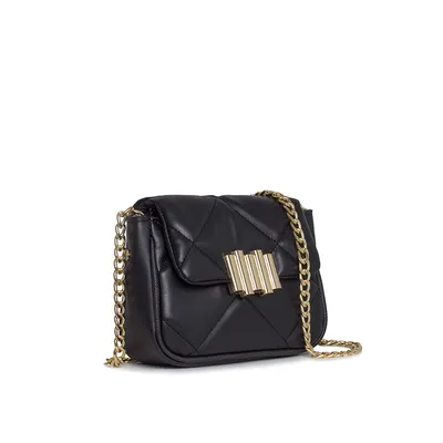 Lovely Bag Jolie - Crna Torba, Zlatni Metal
