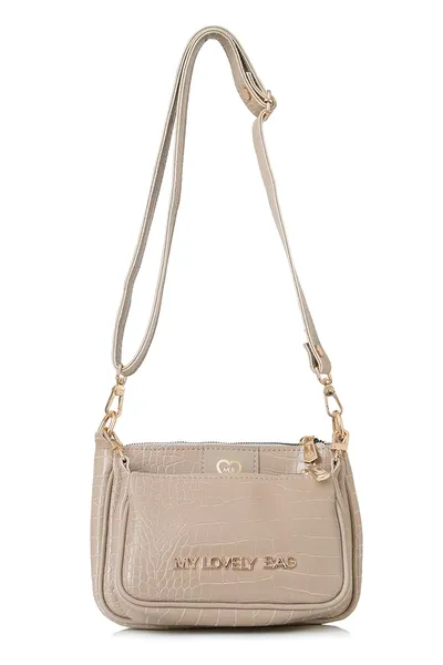 Lovely Bag Gina - Bež  Torba, Crni Metal