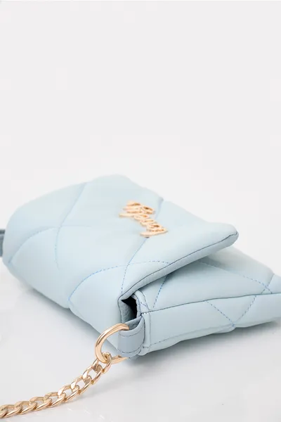 Lovely Bag Diva Girl Lovely - Svijetlo Plava Torba, Crni Metal