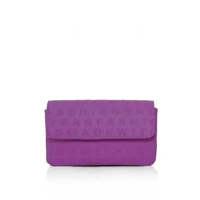 Lovely Bag Letter Baby - Fuksija Torba, Zlatni Metal
