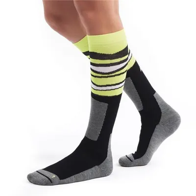 Fischer Ženske čarape Alpine Socks Comfort Fluo, Sive