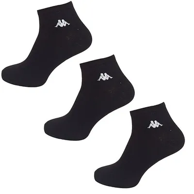 Kappa Čarape Logo Rudy 3Pack, Crne
