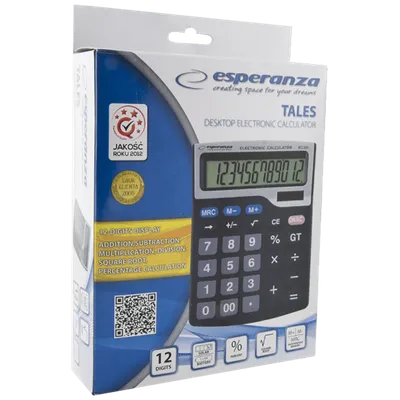 ESPERANZA ECL101 Kalkulator, Crni