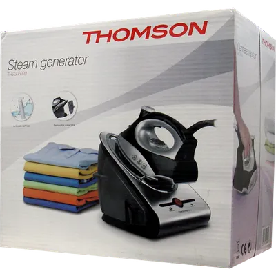 Thomson THSG06009 Pegla sa parnom postajom 2400W, Inox, Crna