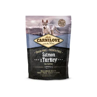 Carnilove Suha hrana za štence, Losos i Puretina, 1.5 kg