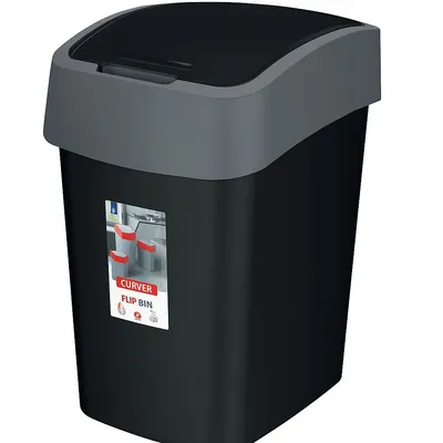 Curver Kanta za otpatke Flip, 25 l, Crna