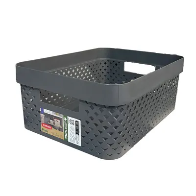 Curver Korpa za odlaganje, Pure, 11 l, Crna