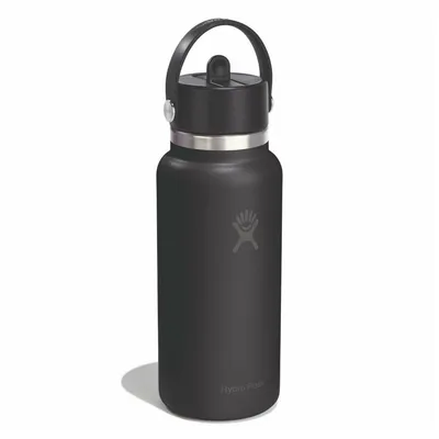 Hydro Flaska Boca za vodu Wide Flex Straw Cap, 946ml, Crna