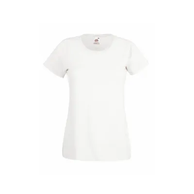 Fruit of the Loom Ženska majica Lady Fit, Bijela
