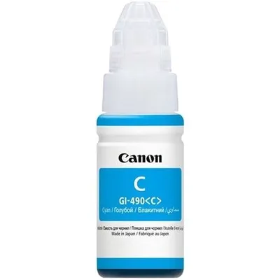Canon Tinta GI490C CYAN za Canon Printer  G1400, G2400, G3400(0664C001AA)