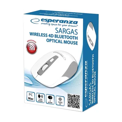 Esperanza miš Bluetooth SARGAS, 4D, optical