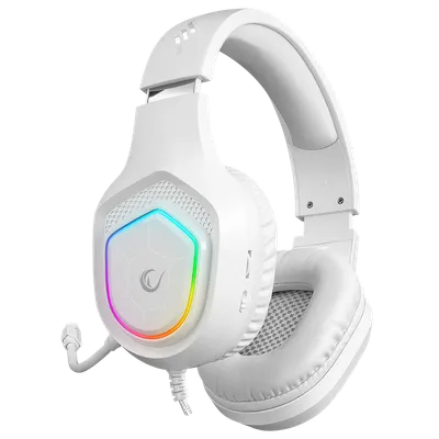 Rampage slušalice gaming RM-K90 VECTOR RGB LED, Type-C, white