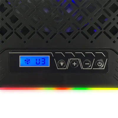 Esperanza postolje za notebook gaming RGB, GALERNE, sa držačem za telefon