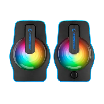 Rampage zvučnici gaming RMS-G7 FALSETTO 6W, RGB LED, 3.5mm + USB
