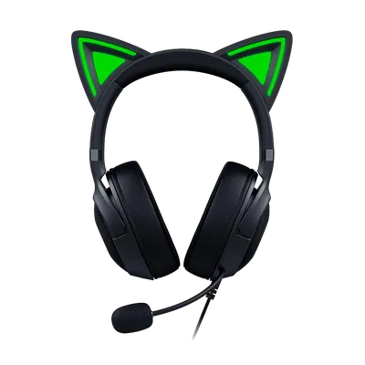 Razer Slušalice Kraken Kitty V2 - USB Headset with RGB Kitty Ears - Black - FRML Packaging RZ04-04730100-R3M1