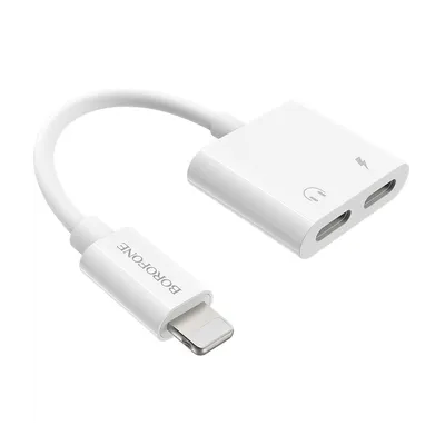 Borofone USB audio adapter BV11 dual iPhone/lightning