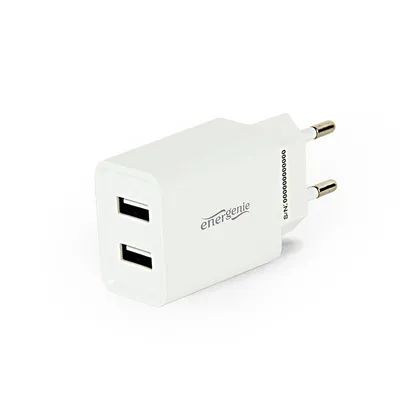 Gembird USB punjač, 2 porta 2.1A, bijeli