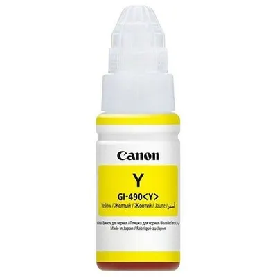 Canon Tinta GI490Y YELLOWza Canon Printer  G1400, G2400, G3400(0666C001AA)