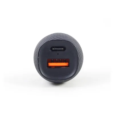 Gembird USB auto punjač Fast Charger 2-port USB-A + Type-C PD 18W