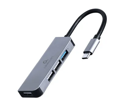 Gembird USB HUB 4-port USB type-C hub 1 x USB 3.1 + 3 x USB 2.0 UHB-CM-U3P1U2P3-01