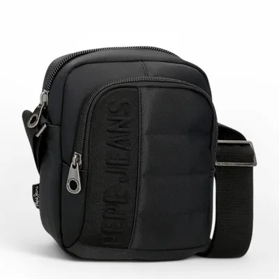 Pepe Jeans Muška torbica Ancor 7015242, 19.5 cm, Crna