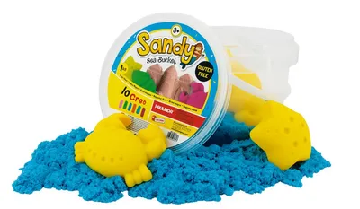 Lisciani Set kinetičkog pjeska za plažu Sandy, 1kg, Plavu