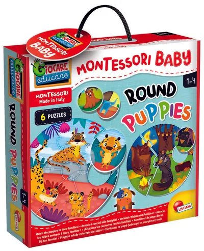 Lisciani Logička slagalica Montessori Baby - Štenci
