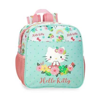 Hello Kitty Ranac Floral Kitty 4122041, 25 cm, Pastelno zeleni